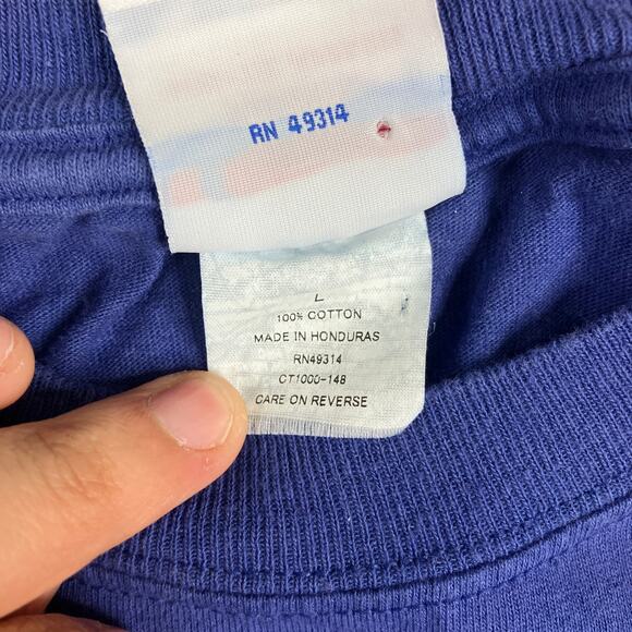 Champion T-Shirt Mens Size L Blue Kentucky Graphic College Athletic Tee - Picture 4 of 8